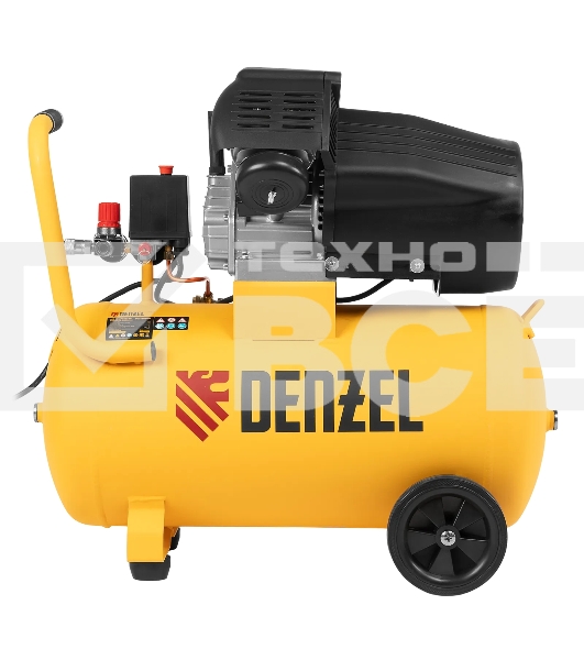 Компрессор воздушный Denzel прям. привод DCV1800/50, 1,8 кВт, 50 литров, 320 л/мин