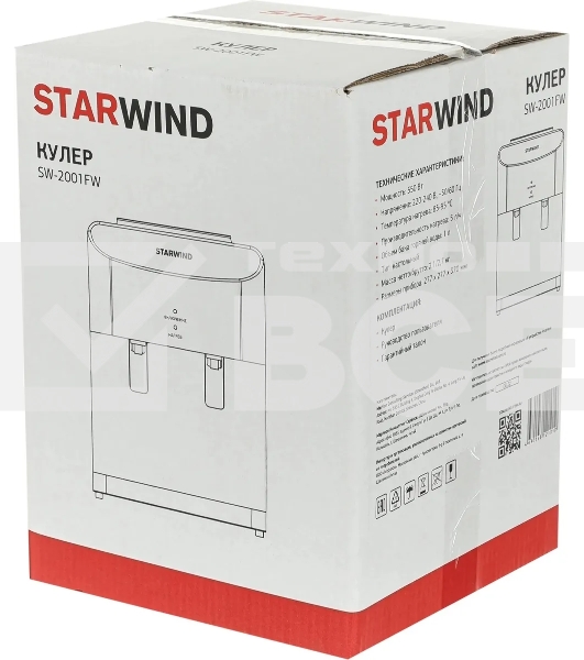 Кулер Starwind SW-2001FW настольный белый