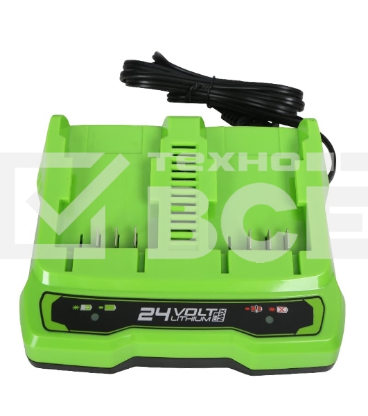 Зарядное устройство Greenworks G24X2UC2, 24V (2931907)