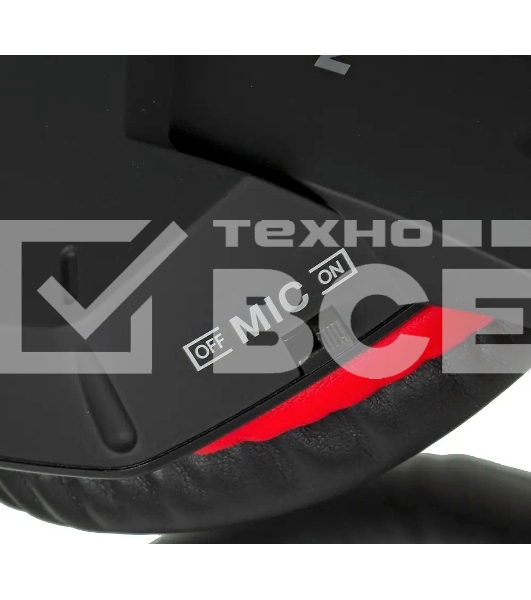 Игровые стереонаушники с микрофоном SVEN AP-G988MV, черный-красный Игровые стереонаушники с микрофоном SVEN AP-G988MV, черный-красный