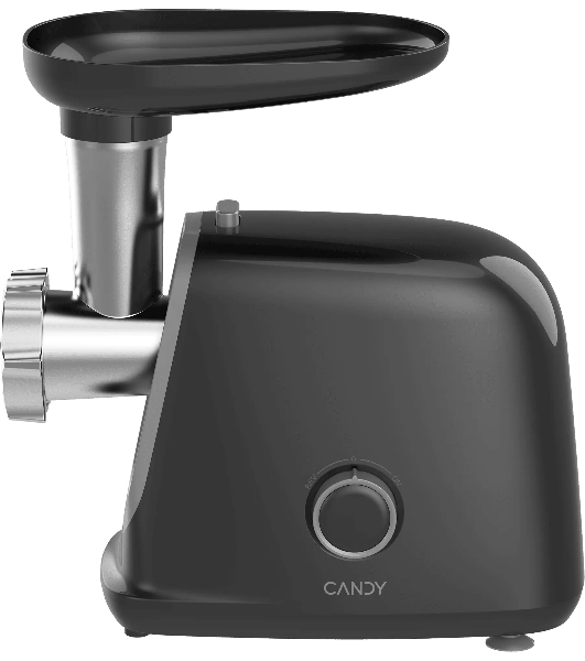 Мясорубка электрическая Candy CG-104 черный, 1800 Вт, 2.0 кг/мин, реверс, защита от перегрузки, насадки - 5