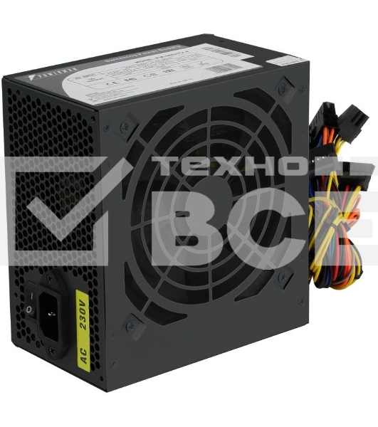 Блок питания Powerman PM-600ATX-F-BL, 600Вт, 120мм, черный