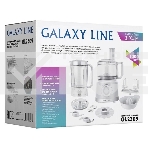 Кухонный комбайн Galaxy Line GL 2309, белый, пластик. чаша 1,5 л, 1000 Вт, 2 скорости и импульс. режим, фото2
