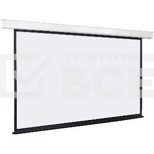 Экран с электроприводом Lumien Eco Control 189x300 см (раб. область 181х292 см) Matte White черная кайма по периметру 16:9