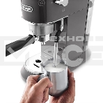 Кофеварка рожковая DeLonghi EC885.GY серый, исп. кофе - молотый, 1.1 л, 1300 Вт, 15 Бар., фото3
