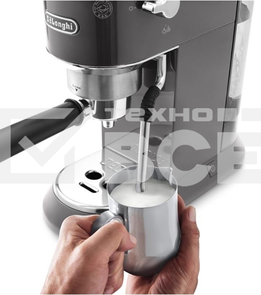 Кофеварка рожковая DeLonghi EC885.GY серый, исп. кофе - молотый, 1.1 л, 1300 Вт, 15 Бар.