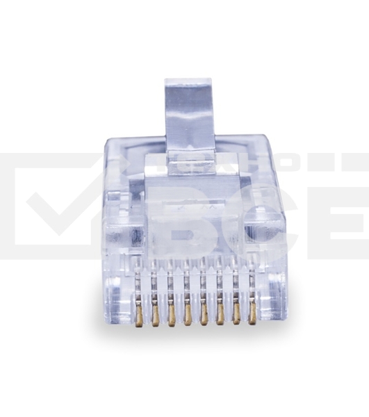 Коннектор Suprlan 10-0209, UTP кат.5E, RJ45, серый (упак.:100шт)