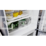 Холодильник Hotpoint HT 5180 MX нержавеющая сталь/серебристый двухкамерный 220/78 л морозилка снизу, No Frost, фото3