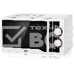 Микроволновая печь BBK 20MWS712MWB белый, 20 л, 700 Вт, переключатели - поворотный механизм, фото 1
