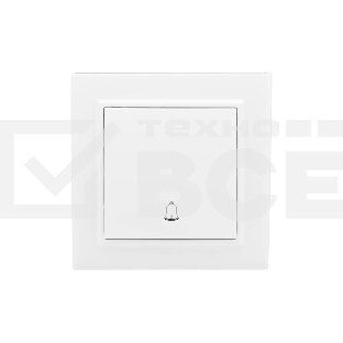 Кнопка звонка EKF ERV10-026-10 СП, Минск, 10А, белый