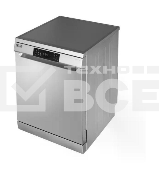 Посудомоечная машина DeLonghi DDWS 665 X Emilio, нержавеющая сталь, 59.8 см, 13 компл., 52 дБ, класс A++