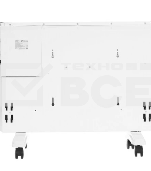 Конвектор Primera PHP-1500-MWB, белый, 1500 Вт, 20 м2, термостат