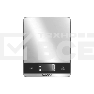 Весы кухонные Maxvi KS121S серебристый