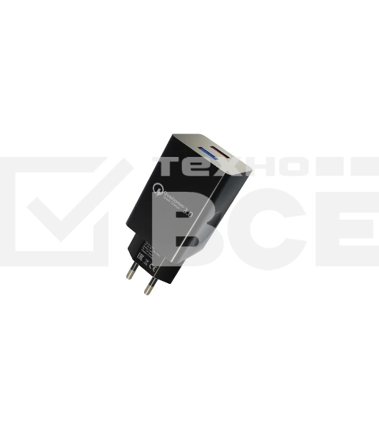 Сетевое зарядное устройство MORE CHOICE (4620202550286) NC69i 2USB 3.0A QC3.0 быстрая зарядка для Lighting 8-pin черный
