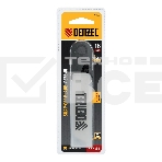 Лезвия Denzel 18 мм, сталь SK5 - 0,6 мм, усиленные, 5 шт., фото4