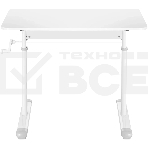 Офисный стол Defender Legend белый, 80x60 см, в63-86 см, ручной., фото2