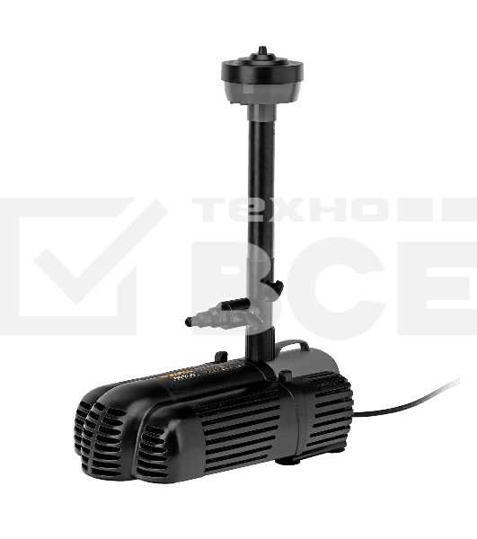 Насос фонтанный Denzel FNP90-39, 92 Вт, подъем 3,9 м, 3200 л/ч, колокольчик/каскад/гейзер