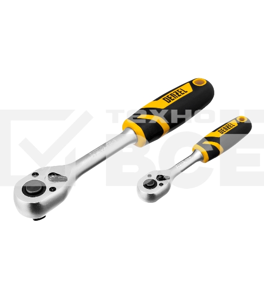 Набор инструментов Denzel 1/2', 1/4', CrV, S2, пластиковый кейс, 94 предмета