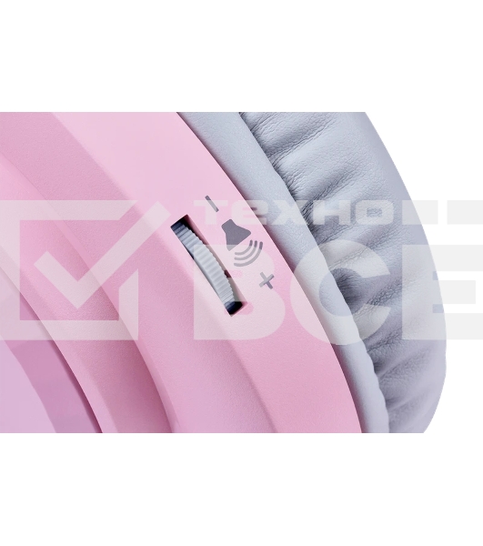 Гарнитура Redragon Hylas розовый, проводная, USB / 2 x mini jack 3.5 мм, подсветка