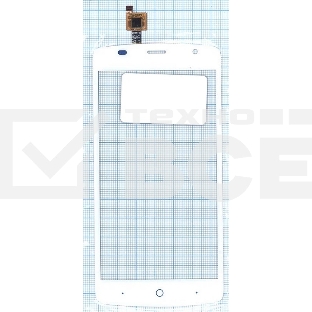 Сенсорное стекло (тачскрин) для ZTE Blade L5 Plus, белое