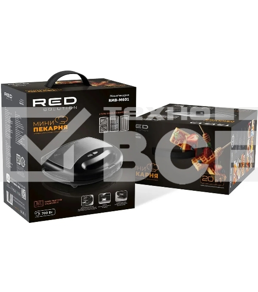 Мультипекарь Red Solution RMB-M601 700Вт черный/серебристый