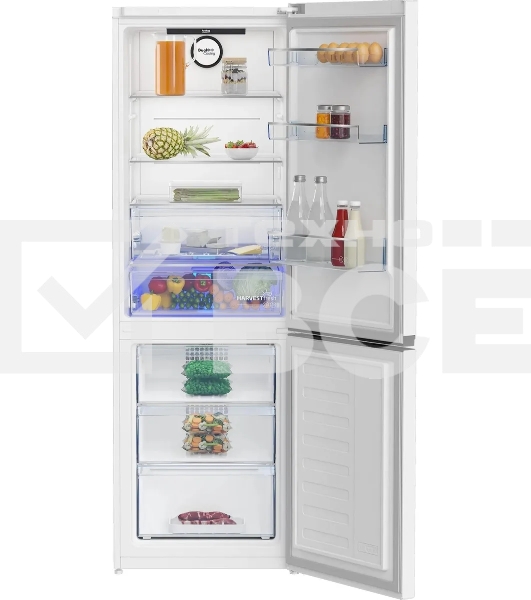 Холодильник Beko B3DRCNK402HW белый двухкамерный 257/100л морозилка снизу, No Frost