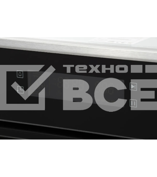 Духовой шкаф электрический Hyundai HEO 6648 IX серебристый/черный, встраиваемый