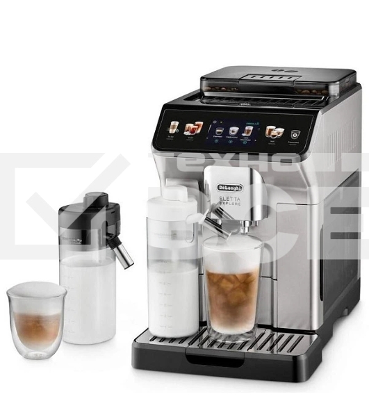 Кофемашина DeLonghi ECAM450.55.S серебристый/черный, исп. кофе - зерновой/молотый, 1.8 л, 1450 Вт, 19 Бар
