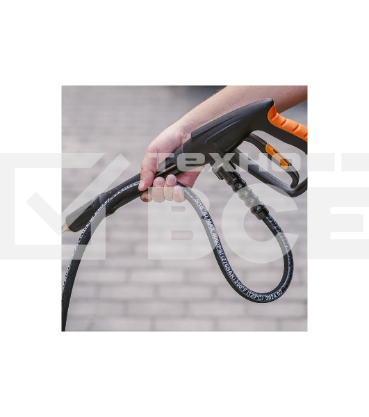 Мойка высокого давления Bort KEX-3200 2800 Вт, максимальное давление 90 бар, рабочее давление 70 бар, 20 л/мин, 47 кг, набор аксессуаров 10 шт