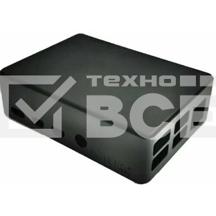 Корпус Black Edition , Aluminum Case, Raspberry Pi 4B, black(FLIRC)