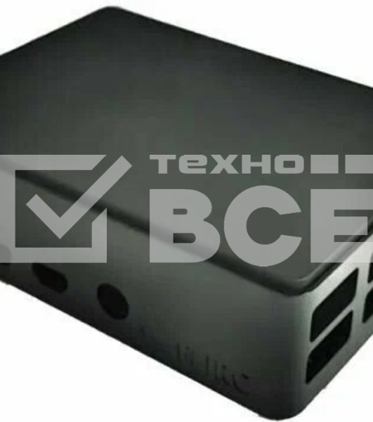 Корпус Black Edition , Aluminum Case, Raspberry Pi 4B, black(FLIRC)