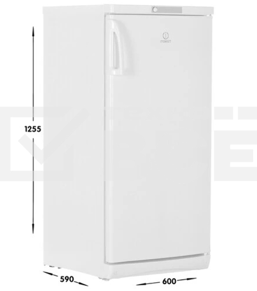 Холодильник Indesit ITD 125 W белый однокамерный 182/28л морозилка сверху, капельная система
