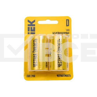 Батарейка щелочая Alkaline Optima LR20/D (2шт/блистер)