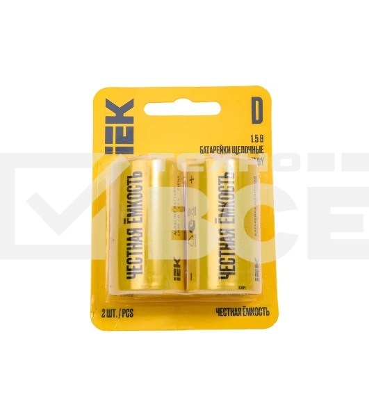 Батарейка щелочая Alkaline Optima LR20/D (2шт/блистер)