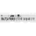 Клавиатура MIDI [231541] Arturia [KeyLab Essential 88 mk3 White] 88 клавиш, LCD дисплей, 9 энкодеров, 8 пэдов, 9 фейдеров, 12 кнопок управления, колеса высоты тона и модуляции, 1/4