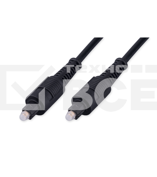 Кабель оптический Cablexpert CC-OPT-3M-N, Toslink 2xODT M/M, 3м, черный, пакет