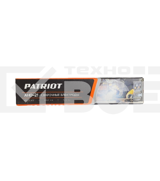 Электроды сварочные PATRIOT, марка АНО-21, диам. 2,5мм, длина 350мм, уп. 5кг