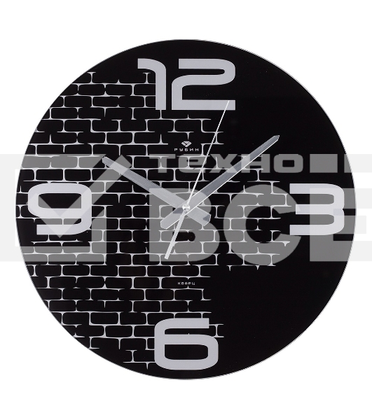 Настенные часы РУБИН 4041-026 черный