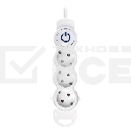 Удлинитель Smartbuy (SBE-16-3-1.5m-ZS) 3 роз х 1,5 м - белый, фото3