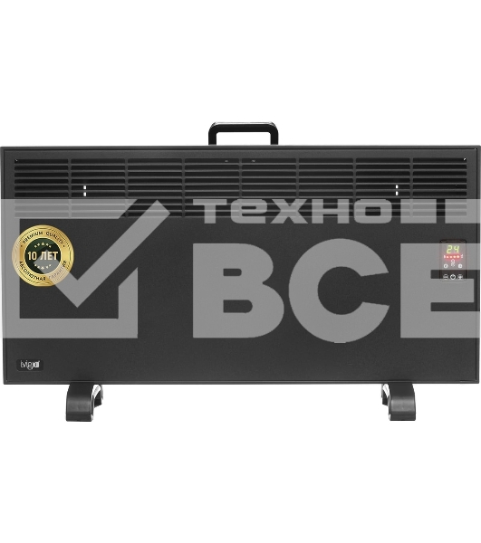 Конвектор электрический iVigo EPK4590E25 2500Вт черный матовый