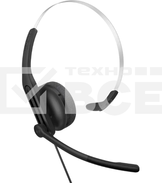 Гарнитура накладные Edifier CC100 1.5м черный проводные оголовье