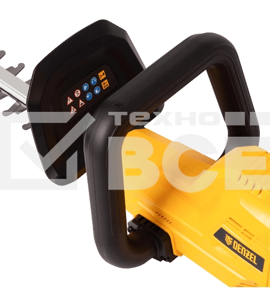 Кусторез аккумуляторный Denzel RBC510-36 Li-ion, 36 В, 4 А·ч, нож 510 мм, поворотная ручка