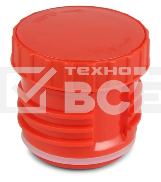 Термос Starwind 20-1000 1 л, серебристый/красный, картонная коробка