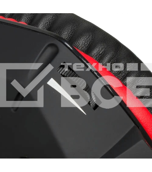 Игровые стереонаушники с микрофоном SVEN AP-G988MV, черный-красный Игровые стереонаушники с микрофоном SVEN AP-G988MV, черный-красный