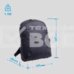 Рюкзак Piquadro Black Square CA4762B3/BLU4, кожа, темно-синий, фото2