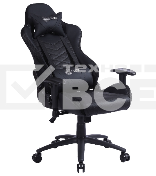 Кресло игровое Cactus CS-CHR-0099BL черный сиденье черный эко.кожа с подголов. крестовина металл пластик черный