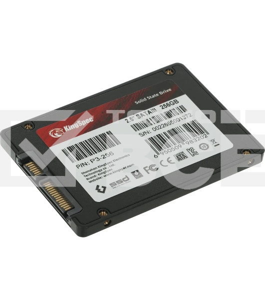 Накопитель SSD KingSpec P3-256, 256Gb, SATA, 2.5