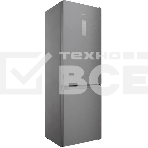 Холодильник Hotpoint HT 5180 MX нержавеющая сталь/серебристый двухкамерный 220/78 л морозилка снизу, No Frost, фото 1