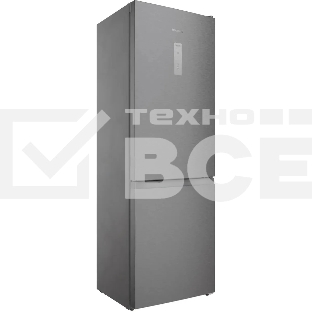 Холодильник Hotpoint HT 5180 MX нержавеющая сталь/серебристый двухкамерный 220/78 л морозилка снизу, No Frost