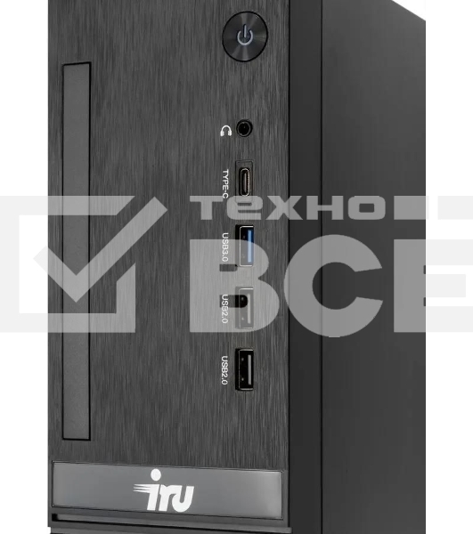 Компьютер ПК IRU 310SC SFF PG G7400 (3.7) 8Gb SSD256Gb UHDG 710 Windows 11 Professional GbitEth 200W черный (2017903)